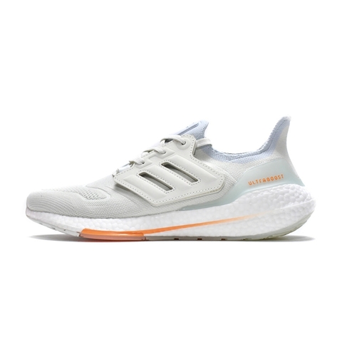 Adidas UltraBoost 22 - Cinza Claro e Laranja