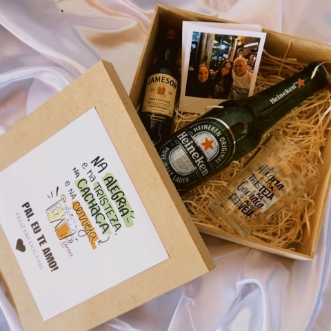 Caixa "Na Alegria ou na tristeza" (FRASE DA TAMPA PERSONALIZADO DO SEU JEITO)