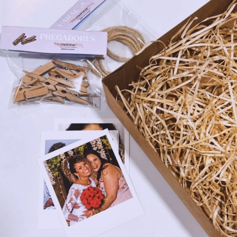 Caixa Kit - Varal de fotos