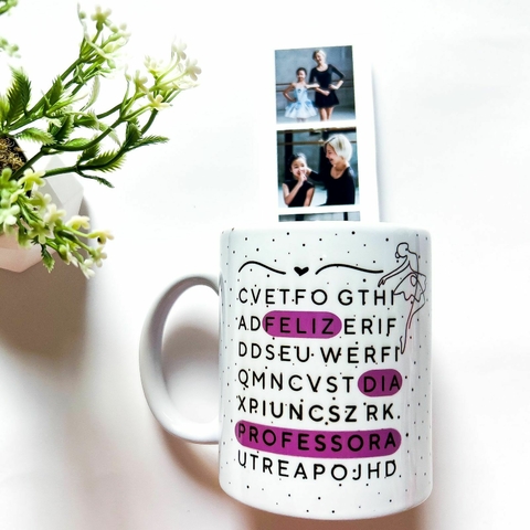 Caneca Personalizada + Tirinha