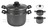 Panela cozi vapor cuscuzeira 20 cm 4 litros antiaderente cozinha a vapor legumes 2 em 1