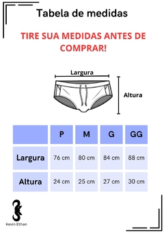SUNGA BRANCA 4CM A 15CM LATERAL! na internet
