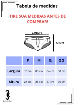 SUNGA BRANCA 4CM A 15CM LATERAL! na internet