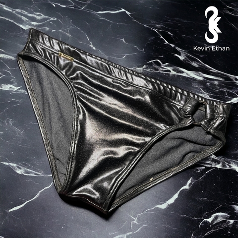 SUNGA SLIM PRETA 4CM ARGOLA LATERAL