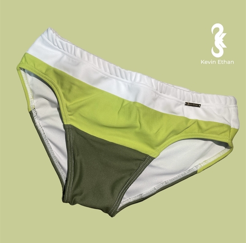 SUNGA BRANCO e VERDE 4CM A 15CM LATERAL!