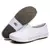 Tenis Sapato Soft Work BB80 Branco e Listra Cinza para Proteção dos pés Iate Enfermagem Cozinha Limpeza Hospital Babuche Hospitalares - comprar online