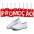 Imagem do Tenis Sapato Soft Work BB80 Branco e Listra Cinza para Proteção dos pés Iate Enfermagem Cozinha Limpeza Hospital Babuche Hospitalares