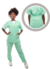 CONJUNTO HOSPITALAR SCRUB PIJAMA FEMININO ACINTURADO - UNIFORMES PROFISSIONAIS na internet