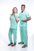 CONJUNTO HOSPITALAR SCRUB PIJAMA COM GOLA POLO- UNIFORMES PROFISSIONAIS - comprar online