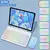 Goojodoq Para Caixa ipad Com Teclado Porta-Lápis Retroiluminado 10o 9o 8o 7o Gen Air 4 5 Pro 11 2022 - comprar online