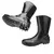 Bota em PVC preta cano médio com forro - 110VFLEXF PR - Marluvas na internet