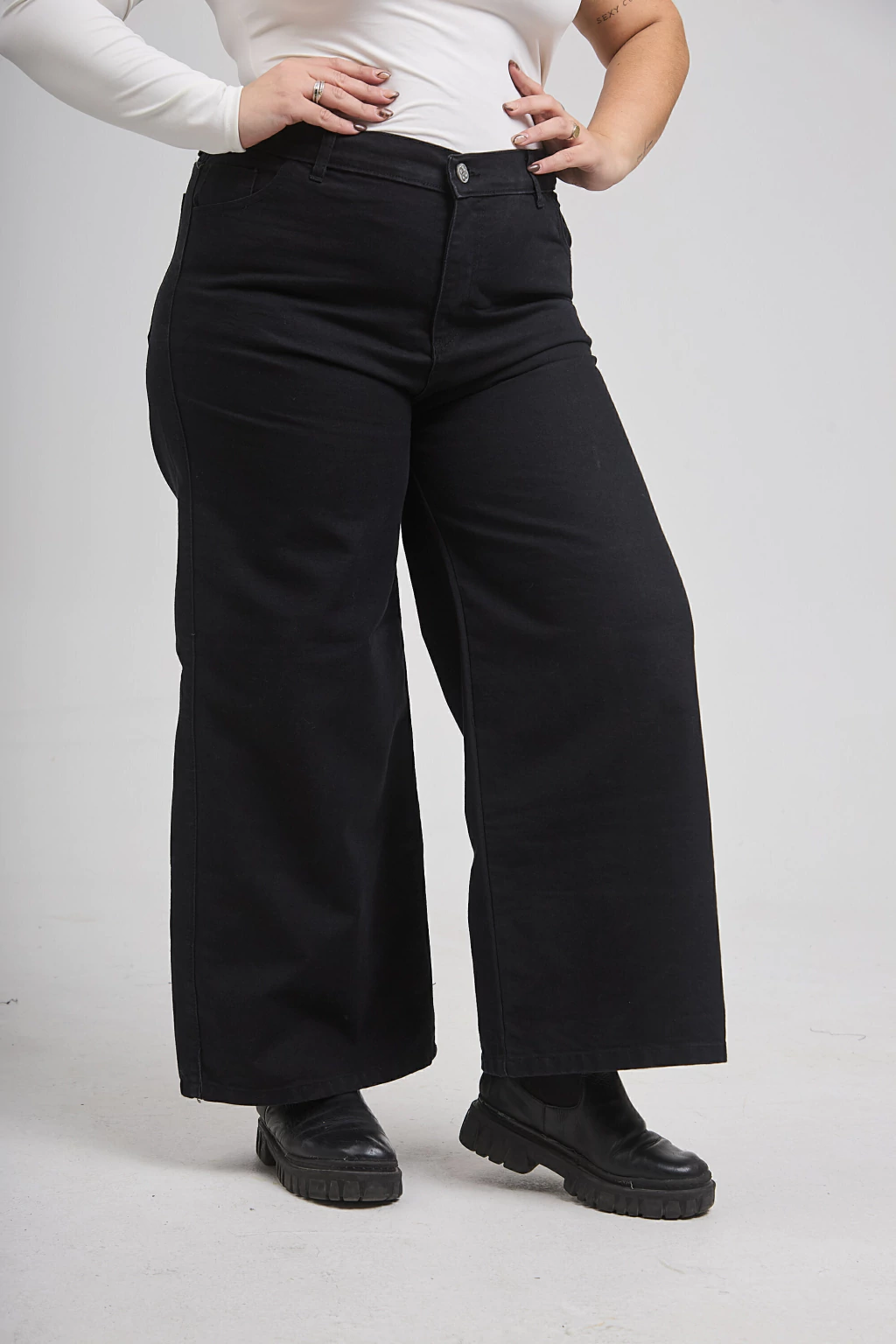 WIDE LEG NEGRO