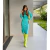 Vestido Blair Tricot Baby Blue