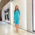 Vestido Blair Tricot Baby Blue na internet