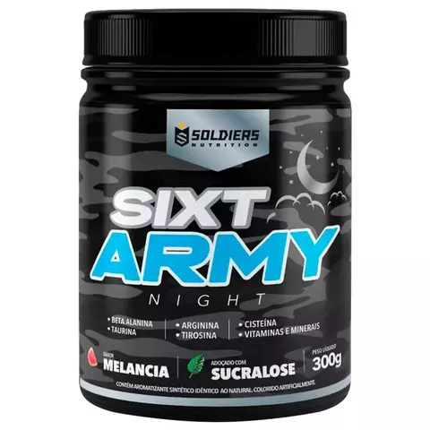 Pré-Treino Sixt Army Night 300g - Soldiers Nutrition - comprar online