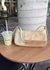 Bolsa baguete bege 3 tons vintage - comprar online