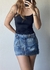 mini saia jeans vintage anos 90”