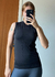 Regata Preta Alongada - comprar online