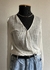 Blusa branca delicada c/ leve transparencia - comprar online