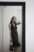 Vestido Vintage Bordado Preto - comprar online
