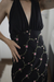 Vestido Vintage Bordado Preto - loja online