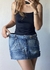 mini saia jeans vintage anos 90” - comprar online