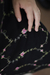 Vestido Vintage Bordado Preto