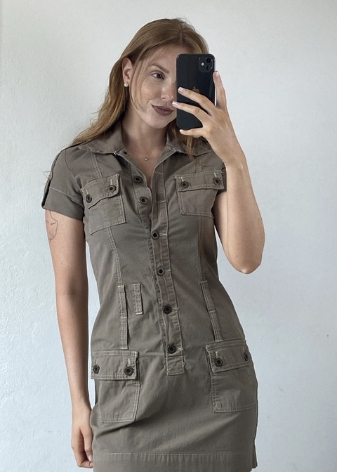 Vestido Marrom anos 90/2000” - comprar online