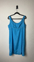 Vestido Azul Vintage C/ detalhes em strass na internet