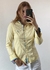 Camisa Victor Hugo amarela c/ detalhes em flores na internet