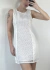 Vestido off white textura