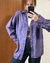 Camisa Azul com Listras Rosas - comprar online