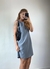 Vestido Rachel Vintage Cinza - loja online