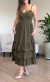 Vestido Emilly - Verde Militar - comprar online