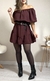 Vestido Macaquinho Isadora - Marrom Café - comprar online