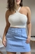 Shorts Saia Cinto - Azul - comprar online