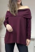 Blusa Ombro a Ombro - Marsala na internet