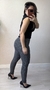Calça Skinny Lara - Cinza Chumbo - Lila Rosa