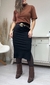 Saia Midi Louize - Preta