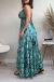 Vestido Bali - Étnico Verde - Lila Rosa