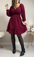 Vestido Vivian Bordô - comprar online