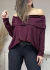 Blusa Ombro a Ombro - Marsala - comprar online