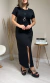 Vestido Midi Victoria - Preto