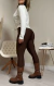Calça Montaria Flanelada - Café na internet
