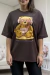 T-Shirt Oversized Ursinho - Marrom - comprar online