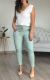 Calça Sarja Cigarrete - Menta - comprar online