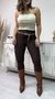 Calça Skinny Lila - Marrom Cacau - comprar online