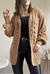 Maxi Cardigan Bolsinhos - Nude Quente - comprar online