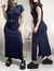 Maxi T-shirt - Azul Marinho - comprar online