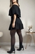 Vestido Macaquinho Isadora - Preto - Lila Rosa